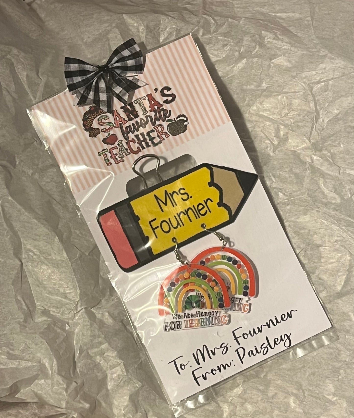 Teacher Earring Gift Set