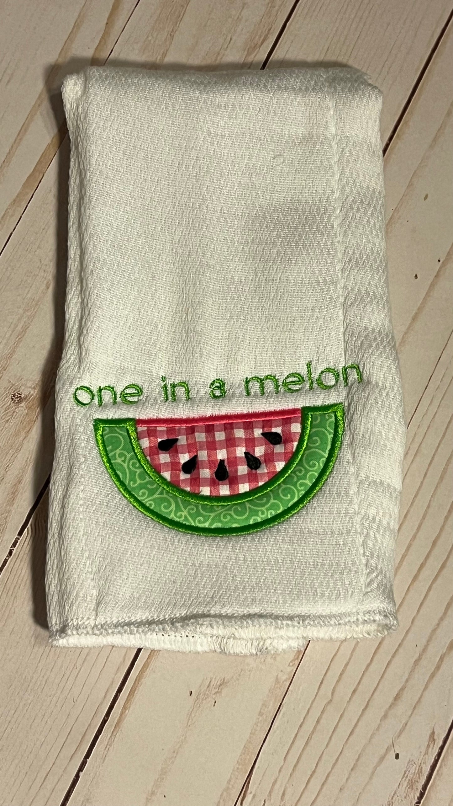 One in a Melon Embroidered Set